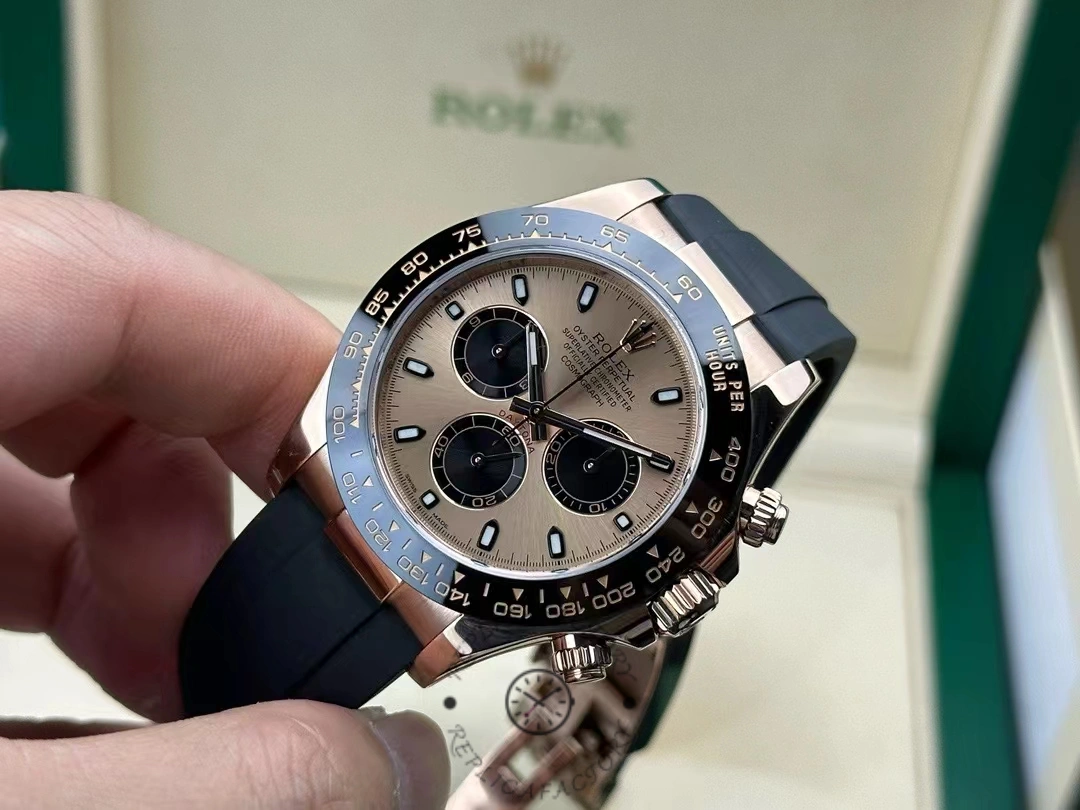 Replica Rolex Daytona 116515LN Rose Gold Watch 2