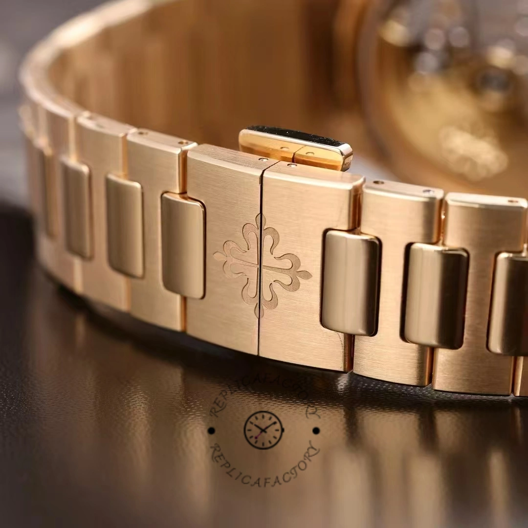 Patek Philippe Nautilus Ladies Rose Gold & Yellow Gold Silver Dial 7118 1R 001 35.2mm