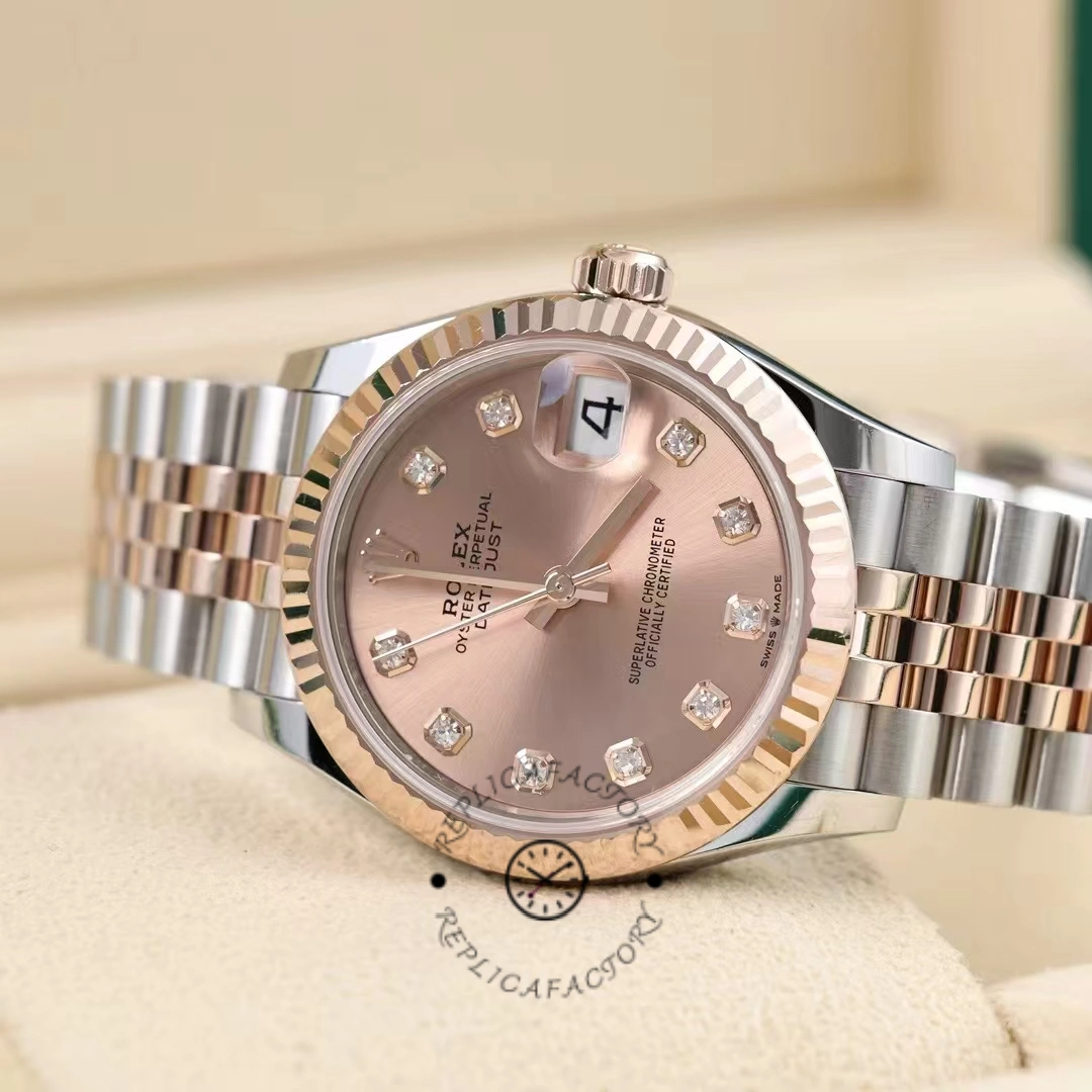 Rolex Datejust 31 Rose Diamond Dial M278271 0024 Women's Watch