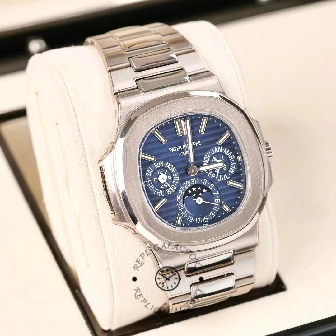 Patek Philippe Nautilus Perpetual Calendar White Gold Blue Dial 5740 1G 001