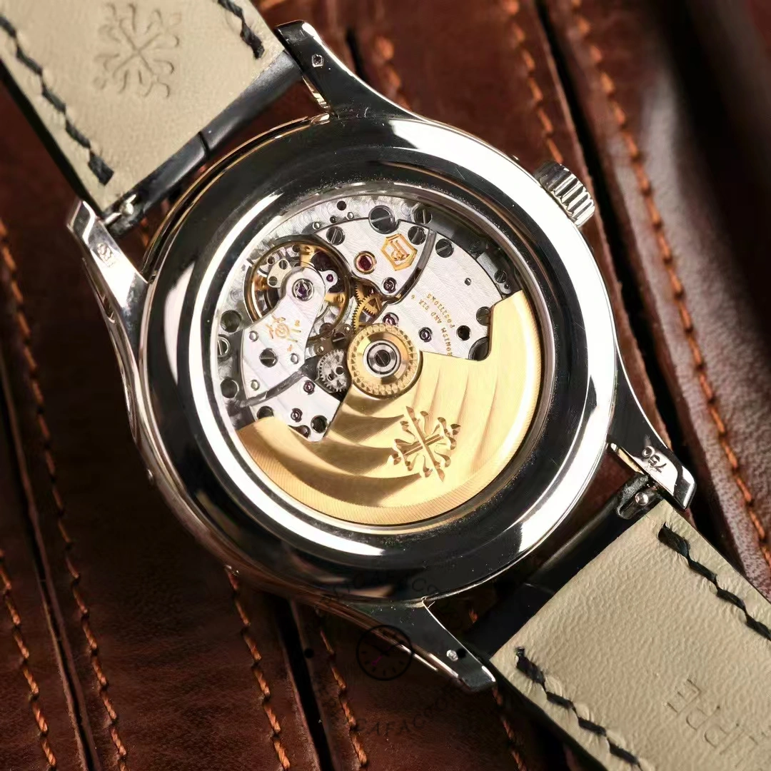 Replica Patek Philippe Complications Annual Calendar White Gold 5205G 010 40mm Mens Watch