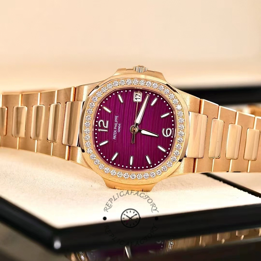 Patek Philippe Nautilus 7010 1R 013 Purple Dial 32mm
