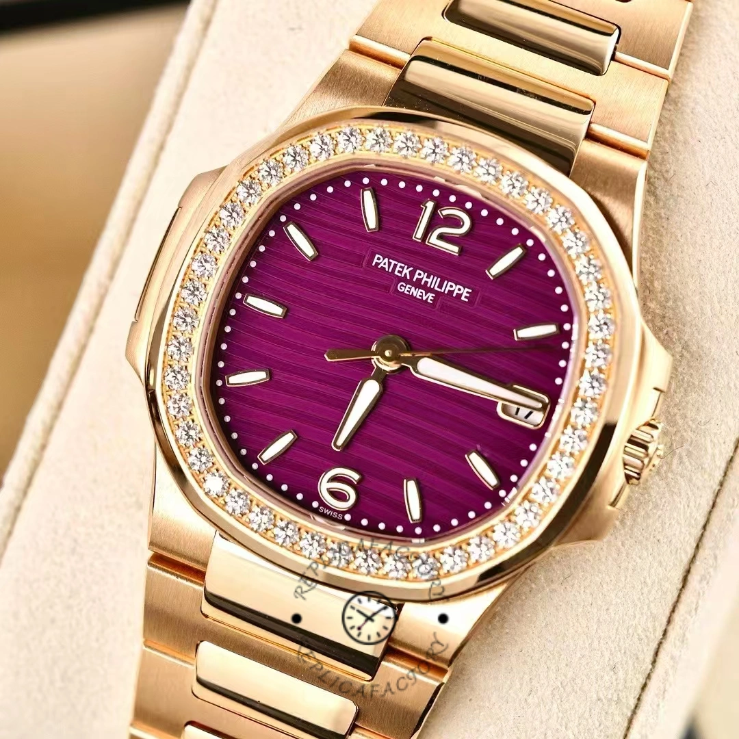 Patek Philippe Nautilus 7010 1R 013 Purple Dial 32mm
