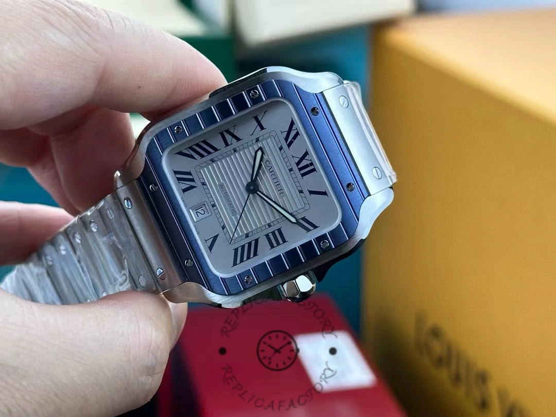 Replica Cartier Santos WSSA0047 Detailed image 2