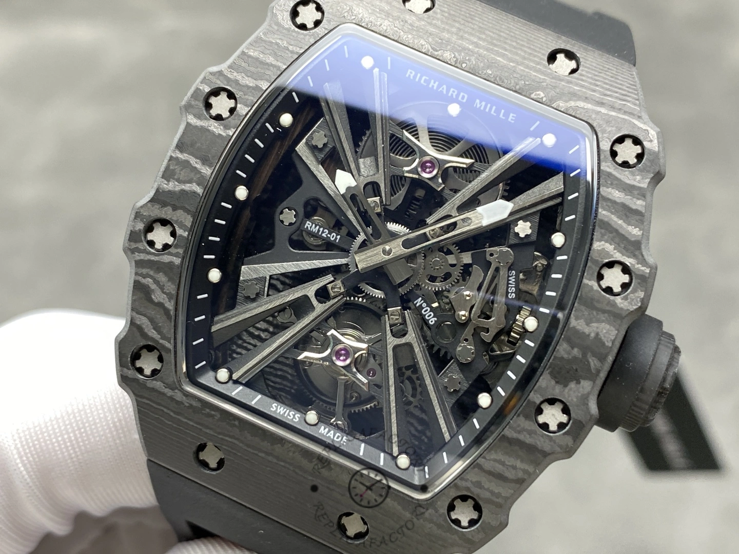 Richard Mille RM 12-01 Carbon Tourbillon Men's Replica