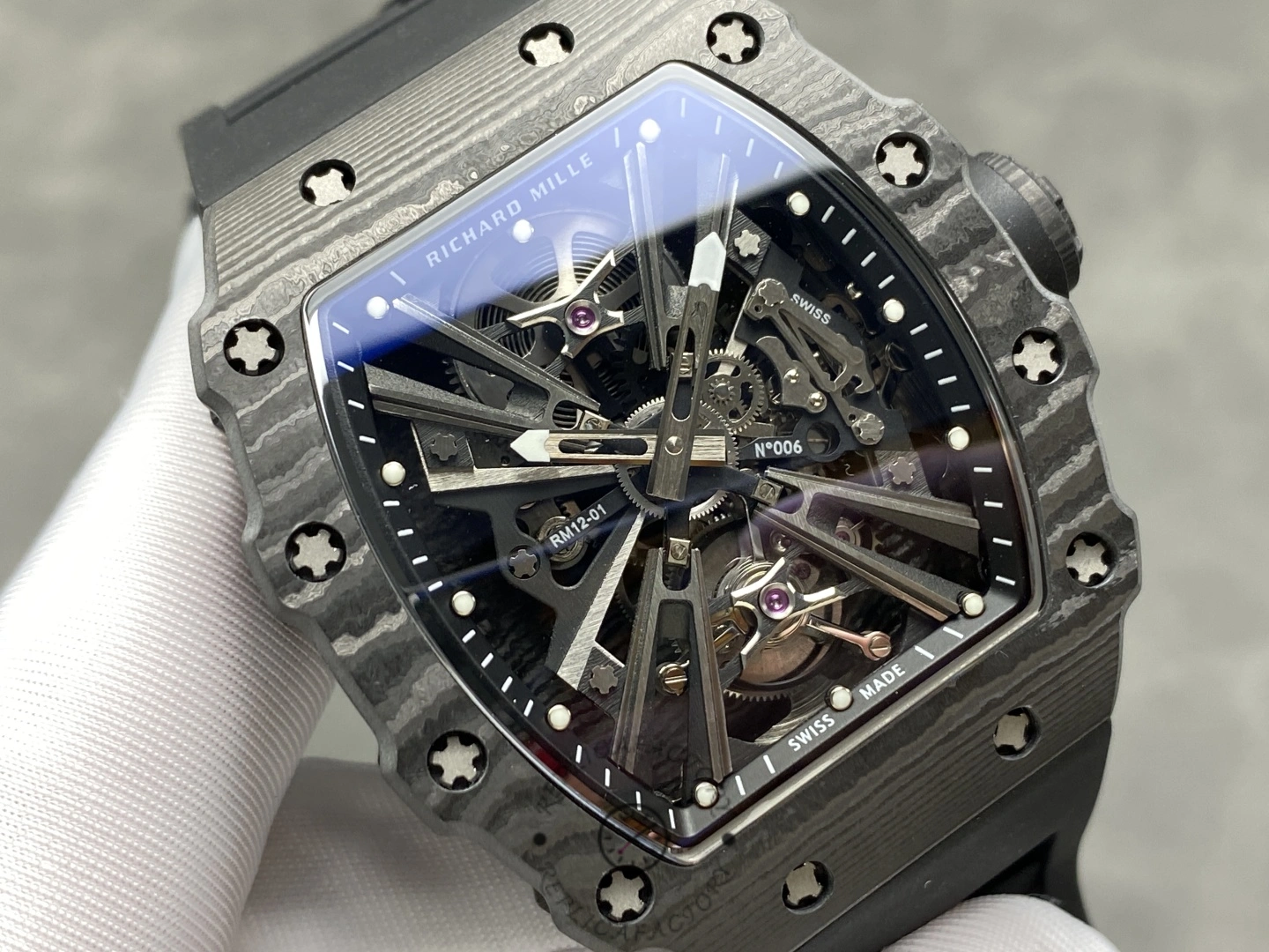 Richard Mille RM 12-01 Carbon Tourbillon Men's Replica