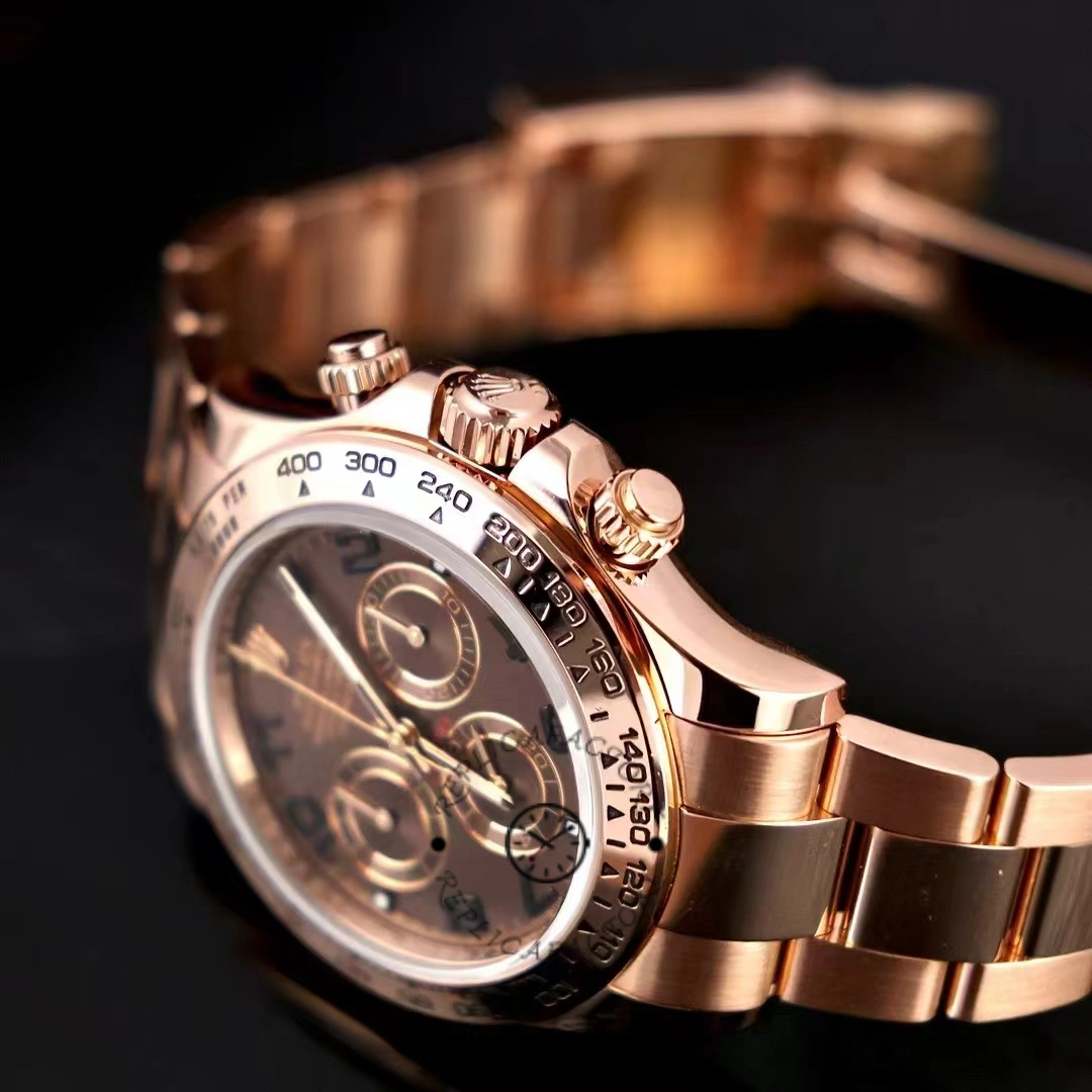Rolex Daytona m116505 Everose Gold Brown Dial 40MM Mens Replica Watch