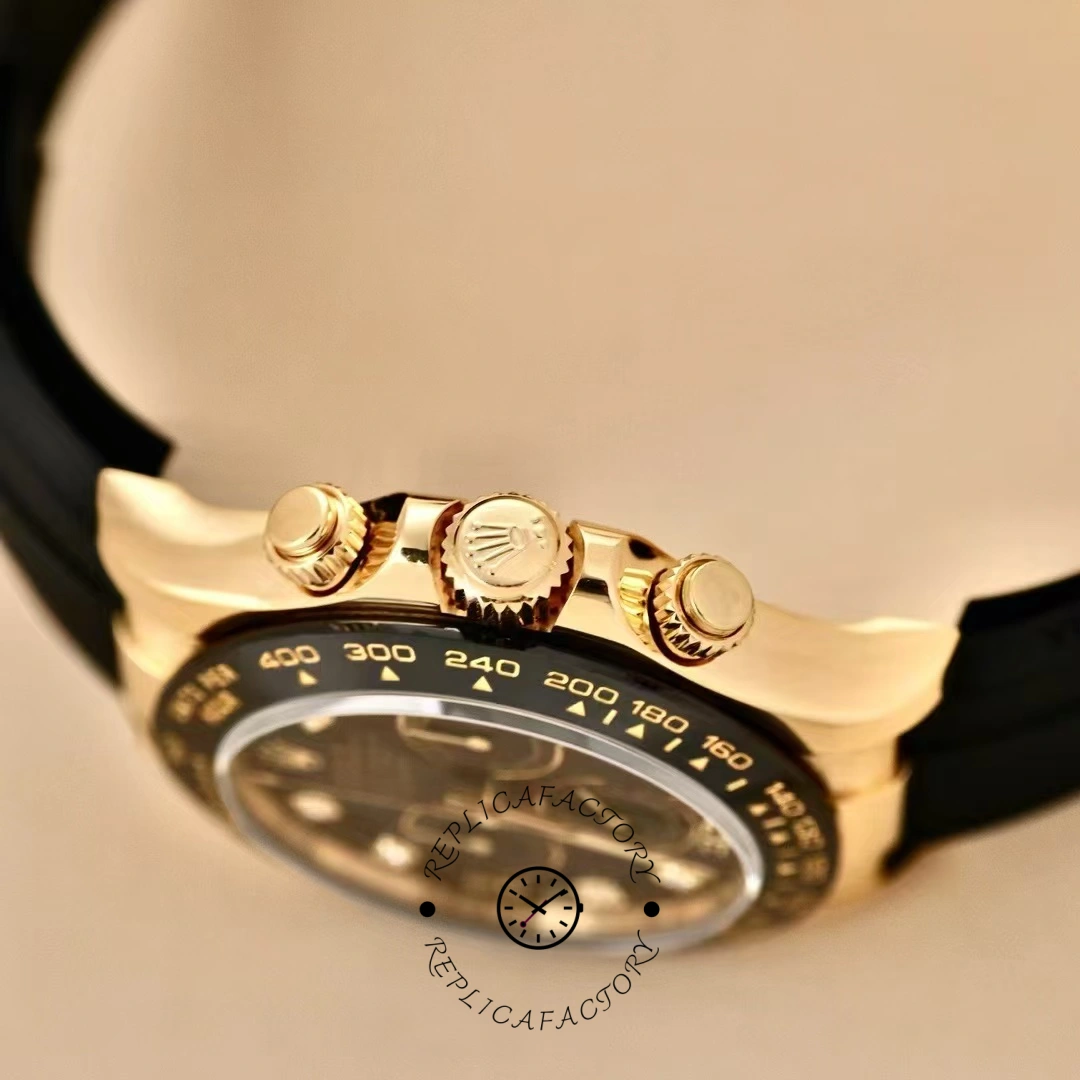 Rolex Daytona 116518LN Black Diamond Dial 40mm Mens Replica Watch