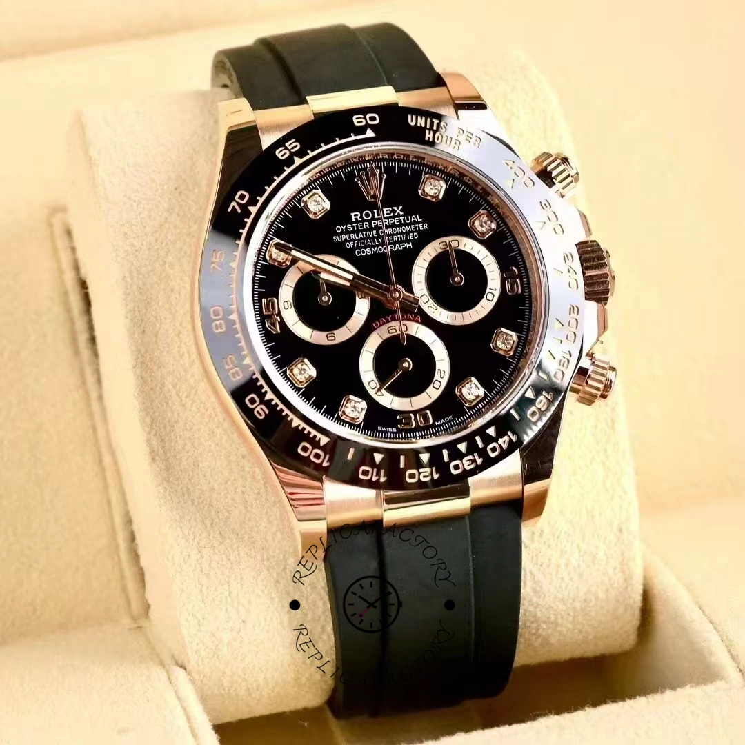 Rolex Cosmograph Daytona Rose Gold Case Black Dial 116515ln 0057