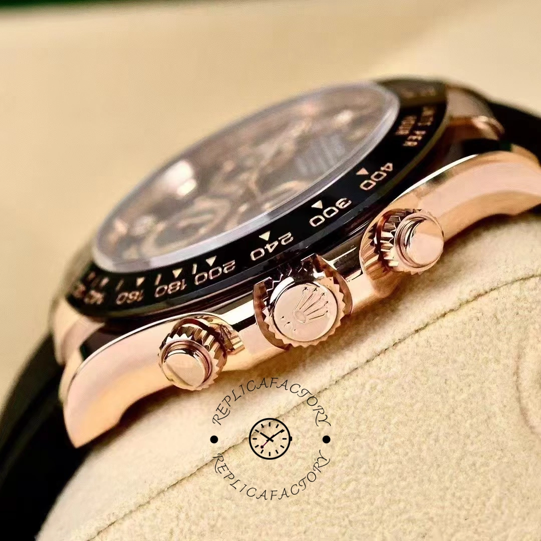 Rolex Cosmograph Daytona Rose Gold Case Black Dial 116515ln 0057