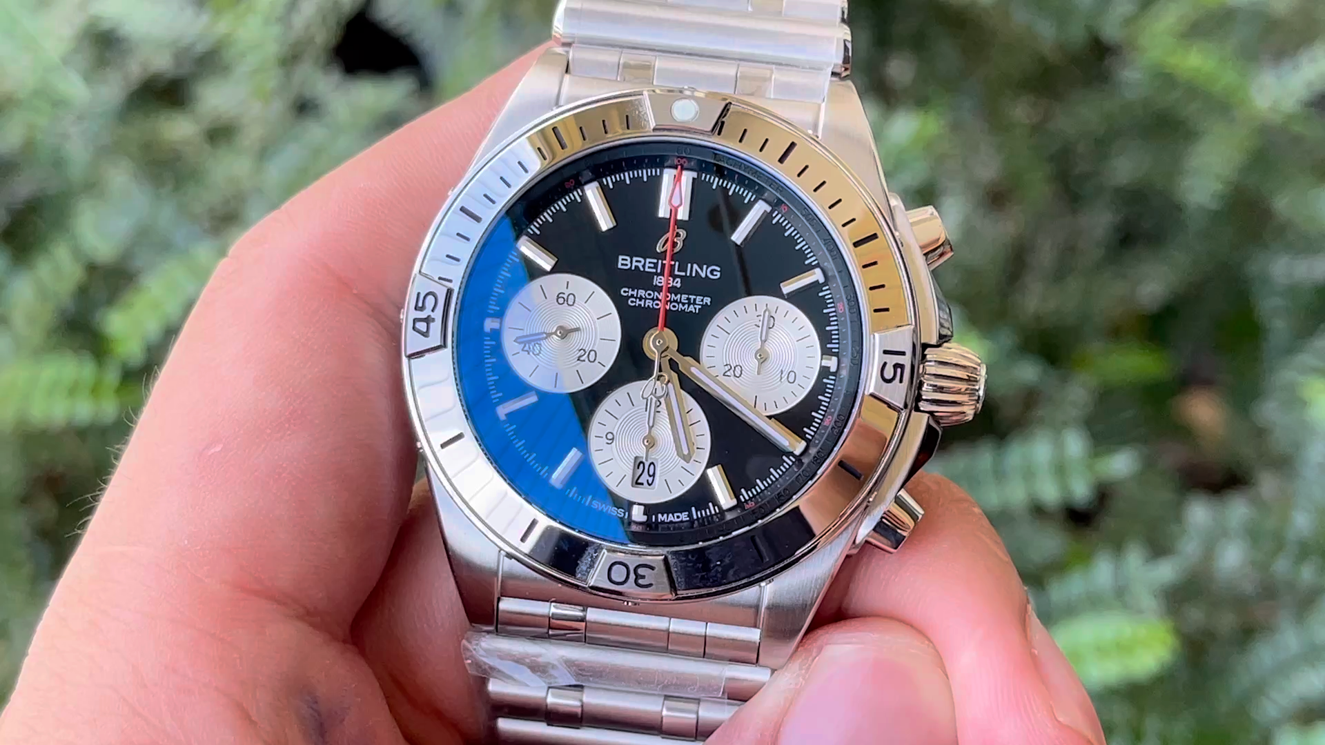 Breitling Chronomat B01 42 Black Dial AB0134101B1A1 Replica