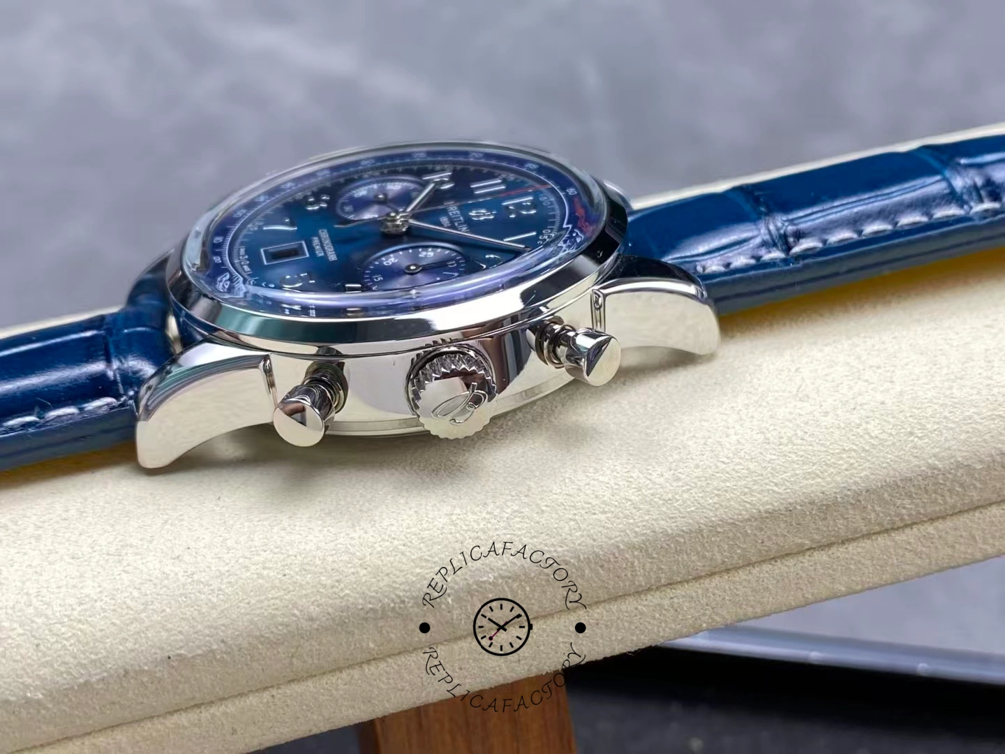 Breitling Premier B01 Chronograph Blue Dial AB0145171C1P2 Replica