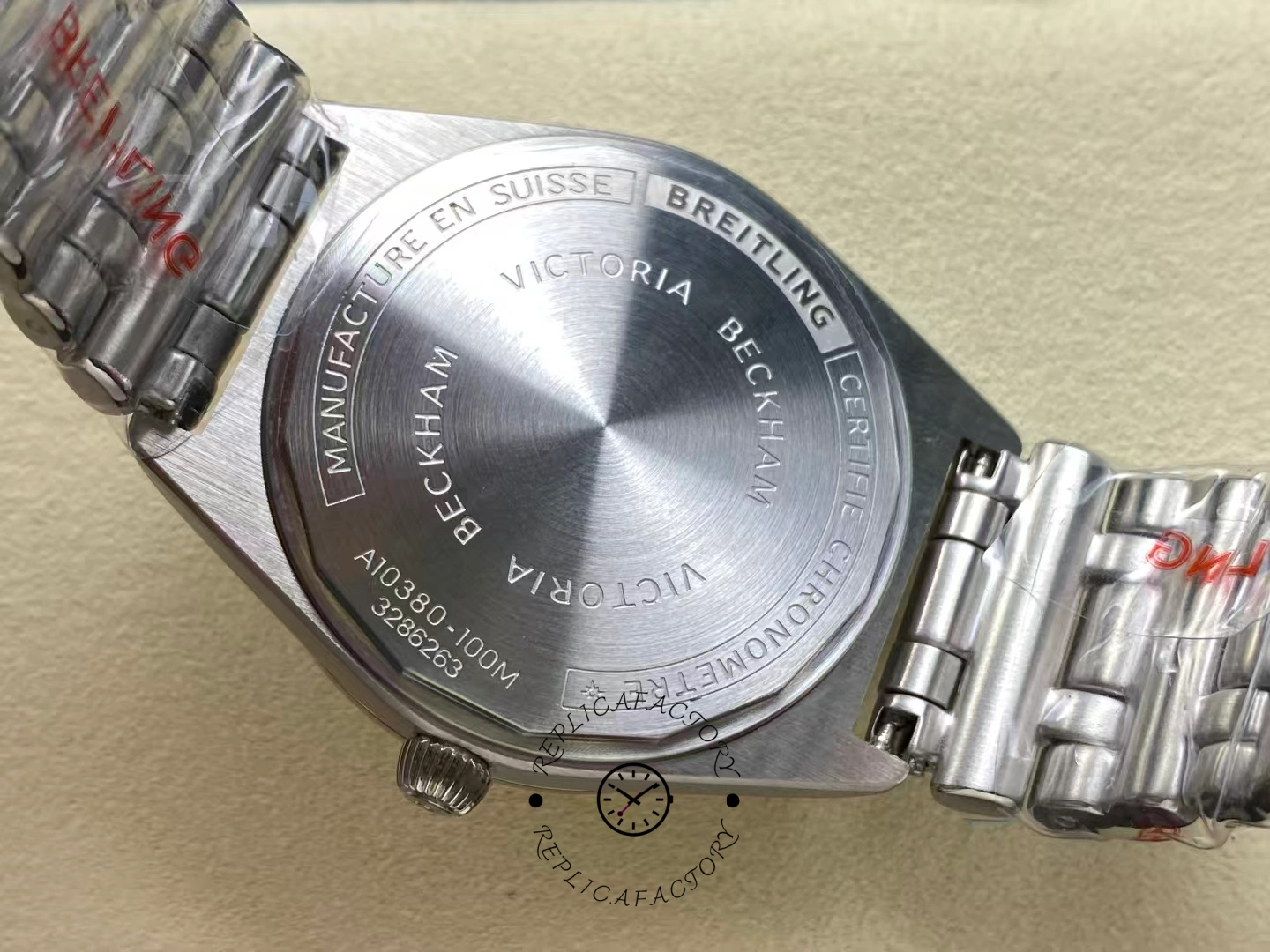 Breitling Chronomat 36mm Pink Dial A77310101K1A1 Replica