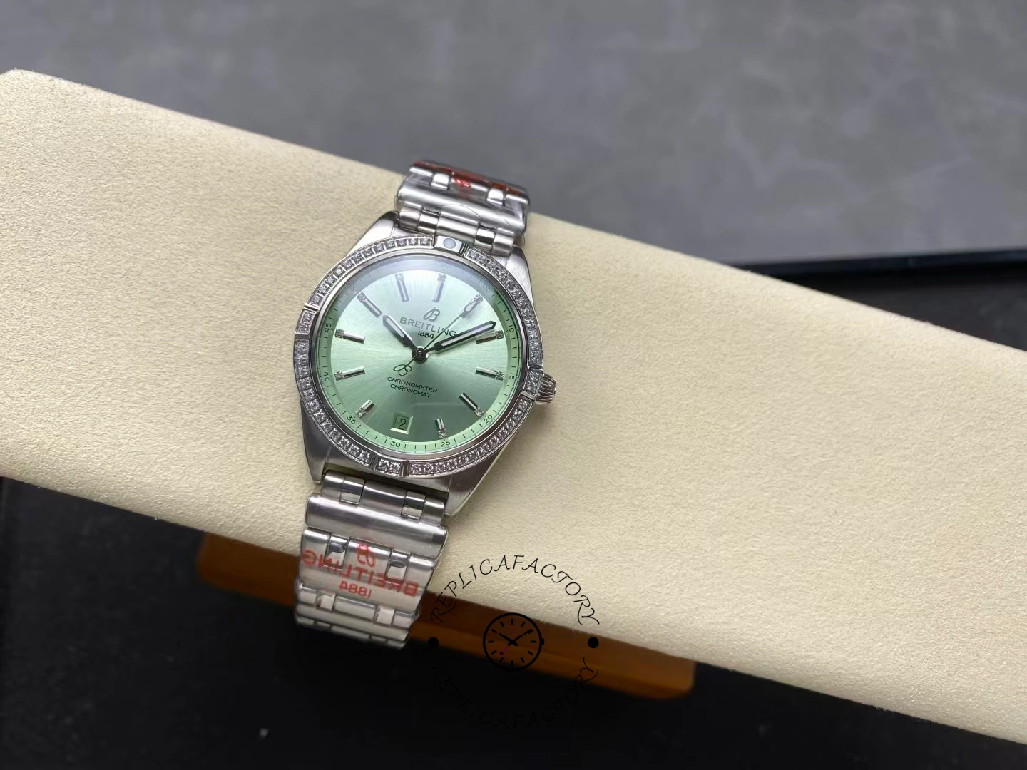 Breitling Chronomat Automatic 36 Mint Green Dial A10380591L1A1 Replica