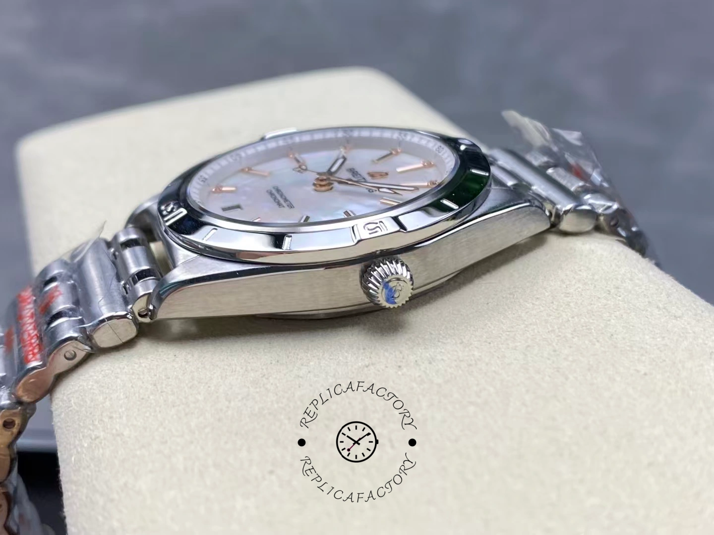 Breitling Chronomat Automatic 36mm MOP Dial A10380101A4A1 Replica
