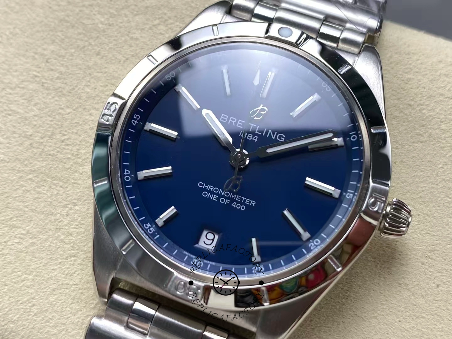 Breitling Chronomat Automatic 36 Blue Dial A103801A1C1A1 Replica