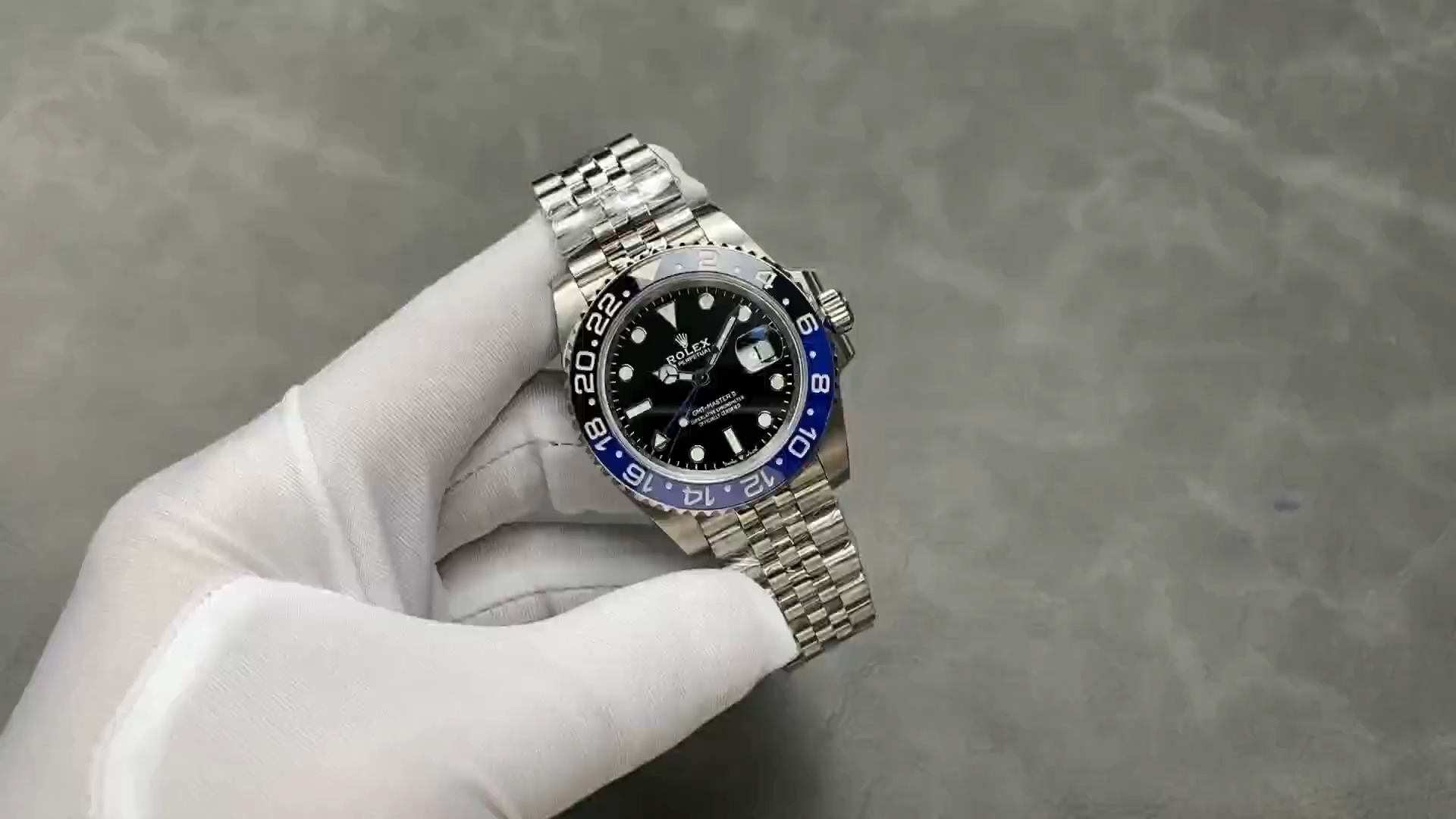 Rolex GMT-Master II 126710BLNR Black Dial Batman Bezel 40MM Mens Replica Watch - Video