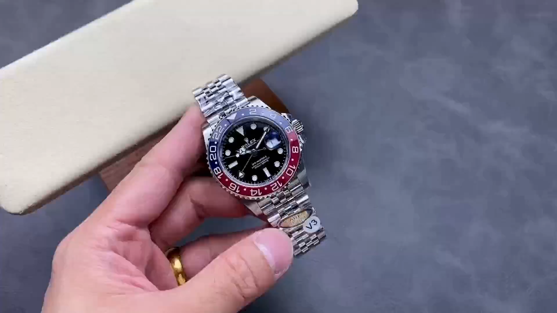 Rolex GMT-Master II 126710BLRO Stainless Steel Black Dial 40MM Mens Replica Watch - Video