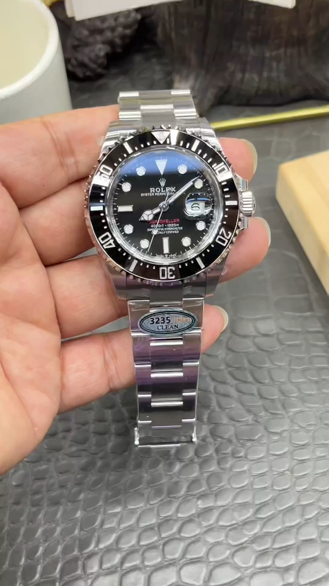 Rolex Sea-Dweller 126600 0002 43mm Replica Black Dial Watch - Video