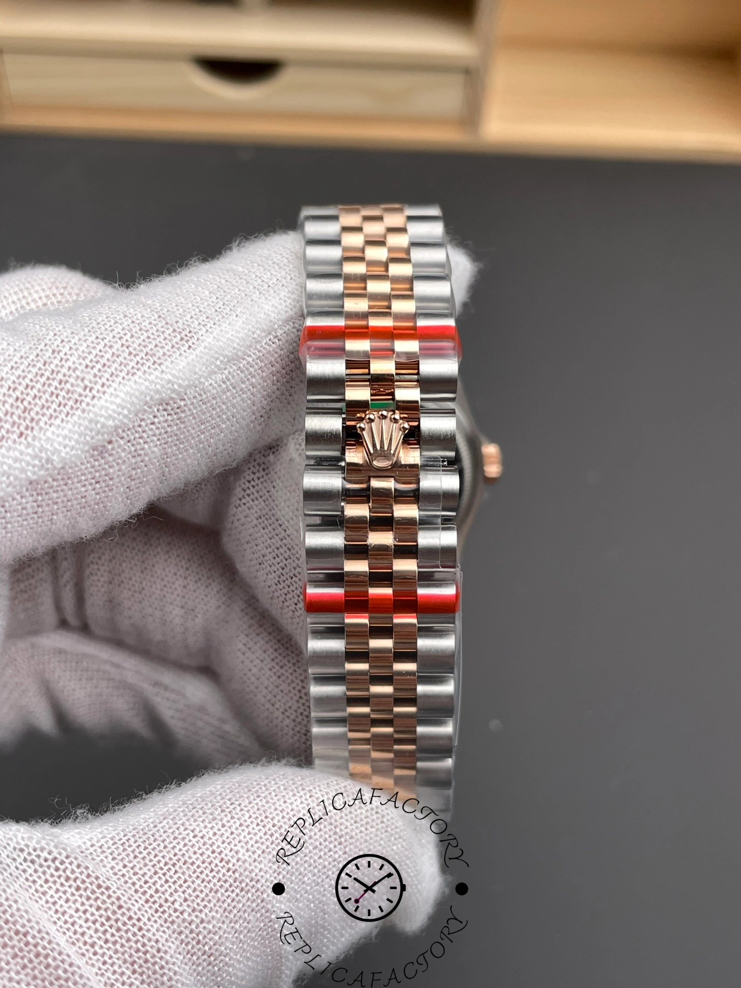 Rolex Datejust 28mm Everose Gold m279381rbr 0015 Aubergine Diamond Lady Watch