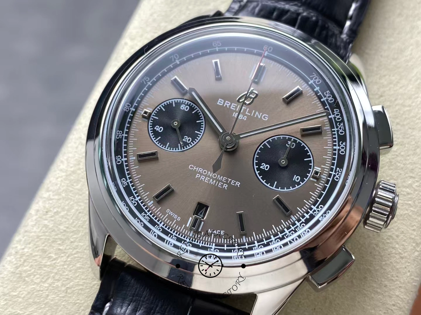 Breitling Premier B01 AB0118221B1P2 1:1 Clone Chronograph 42mm Grey Men's Watch