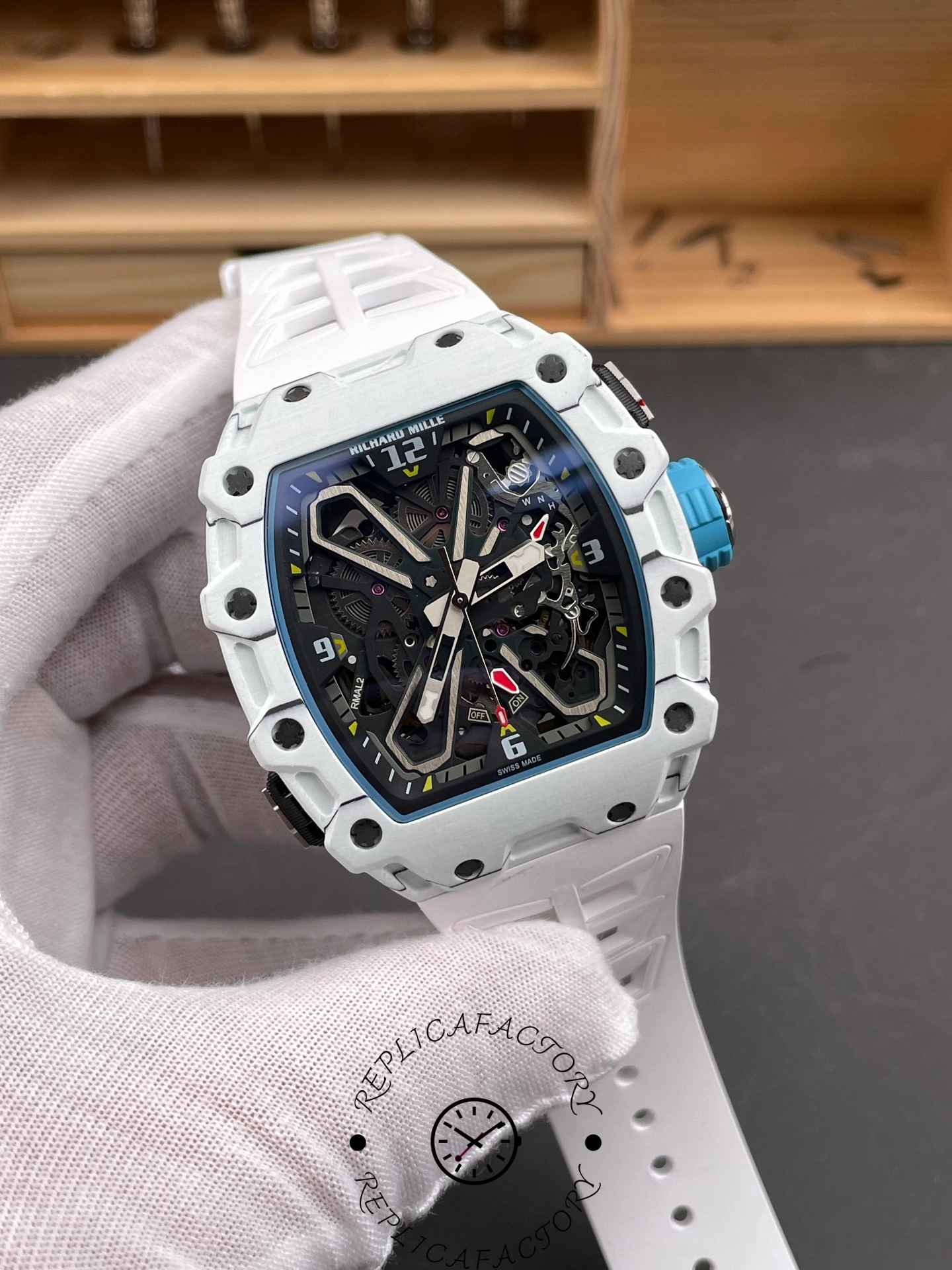 Richard Mille RM 35-03 Rafa Nadal White Carbon Quartz TPT