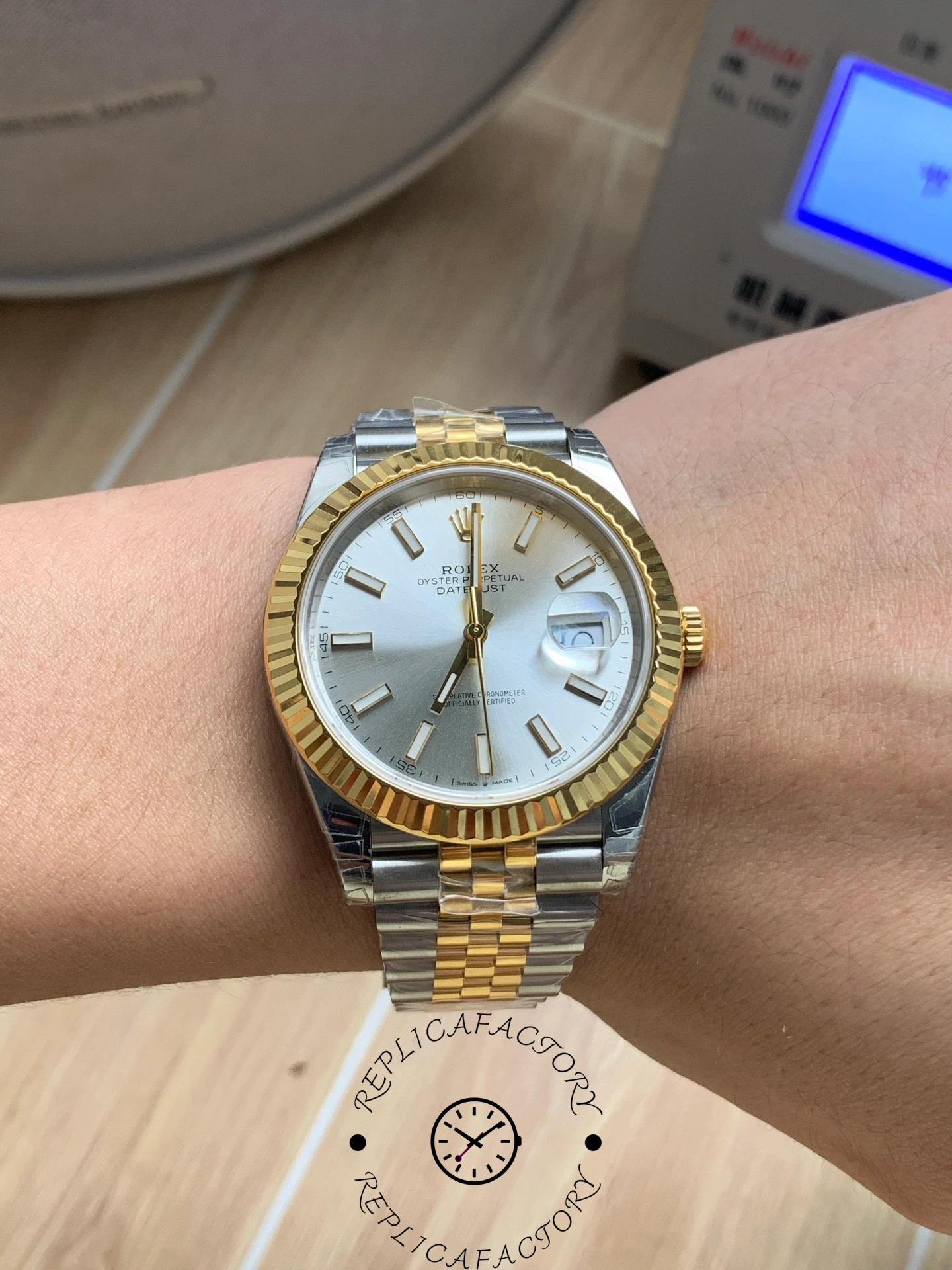 Rolex Datejust 41 Jubilee Bracelet Silver Dial M126333 0002 Men's Watch