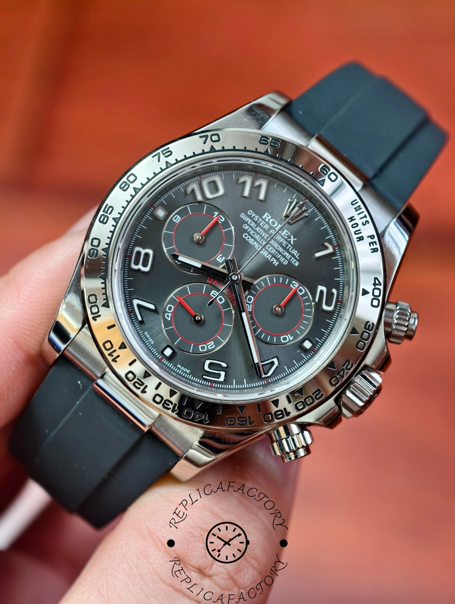 Rolex Cosmograph Daytona 116519 Grey Dial 40mm Mens Replica Watch