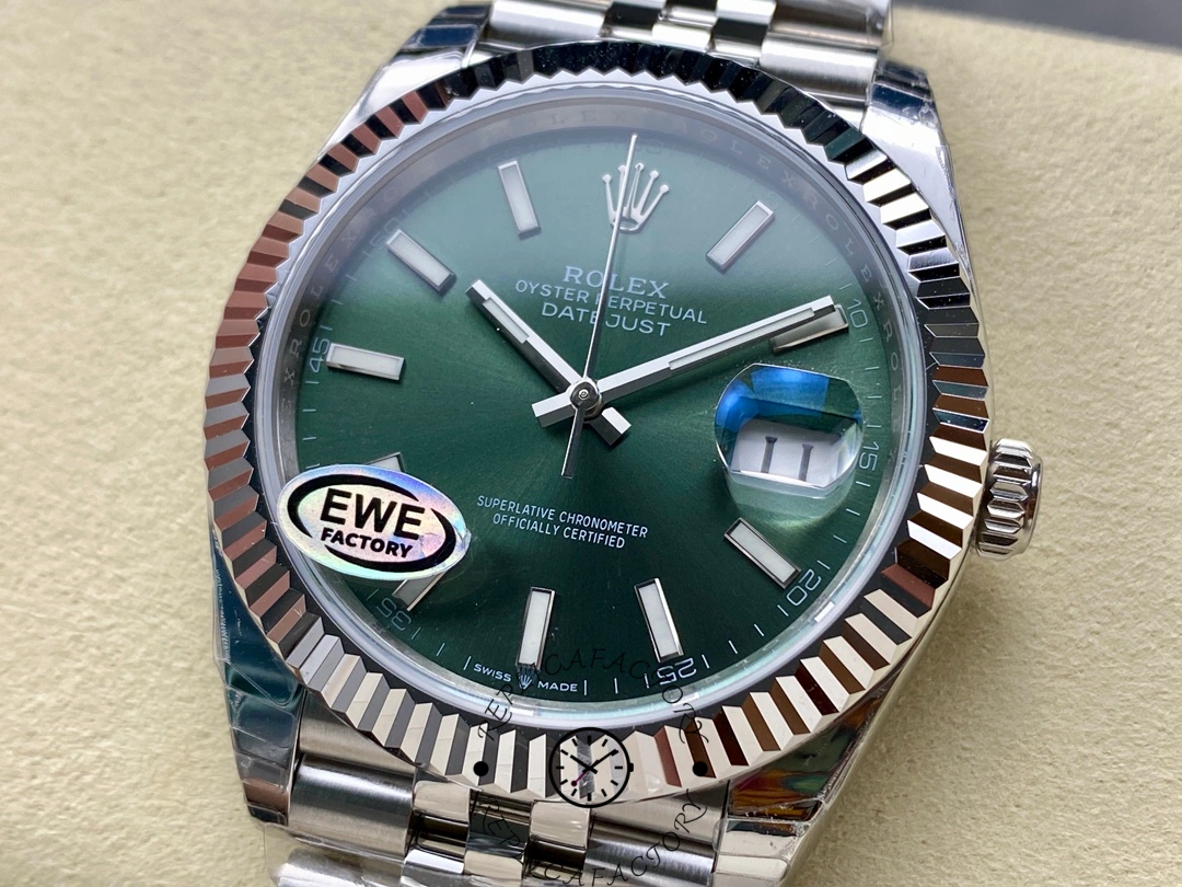 Rolex Datejust 126334 0028 41 Oystersteel and White Gold Mens Watch