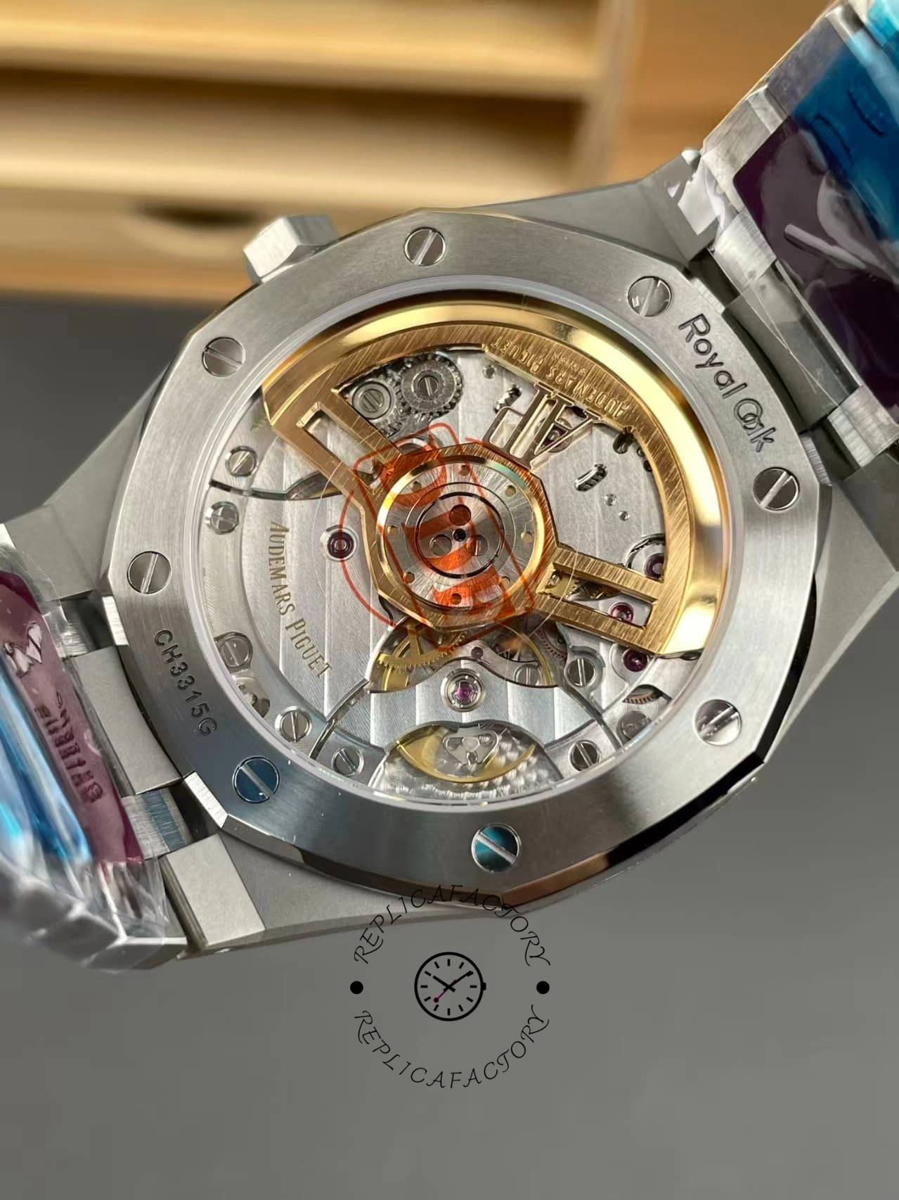 AP Royal Oak 50th Anniversary 15510ST.OO.1320ST.03 Replica Silve Dial