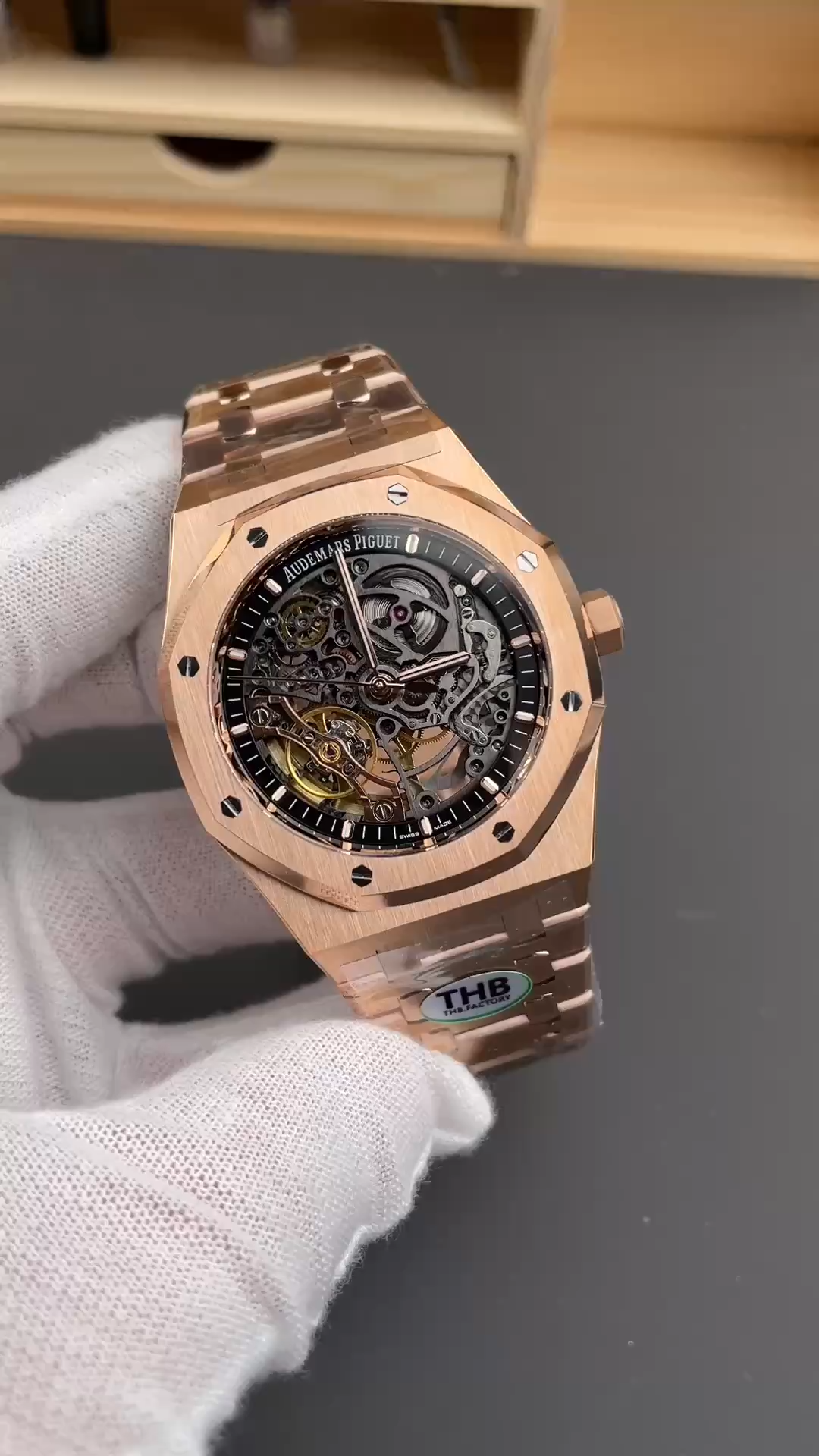 AP Royal Oak Double Balance Wheel Openworked 15407OR.OO.1220OR.01 1:1 Clone