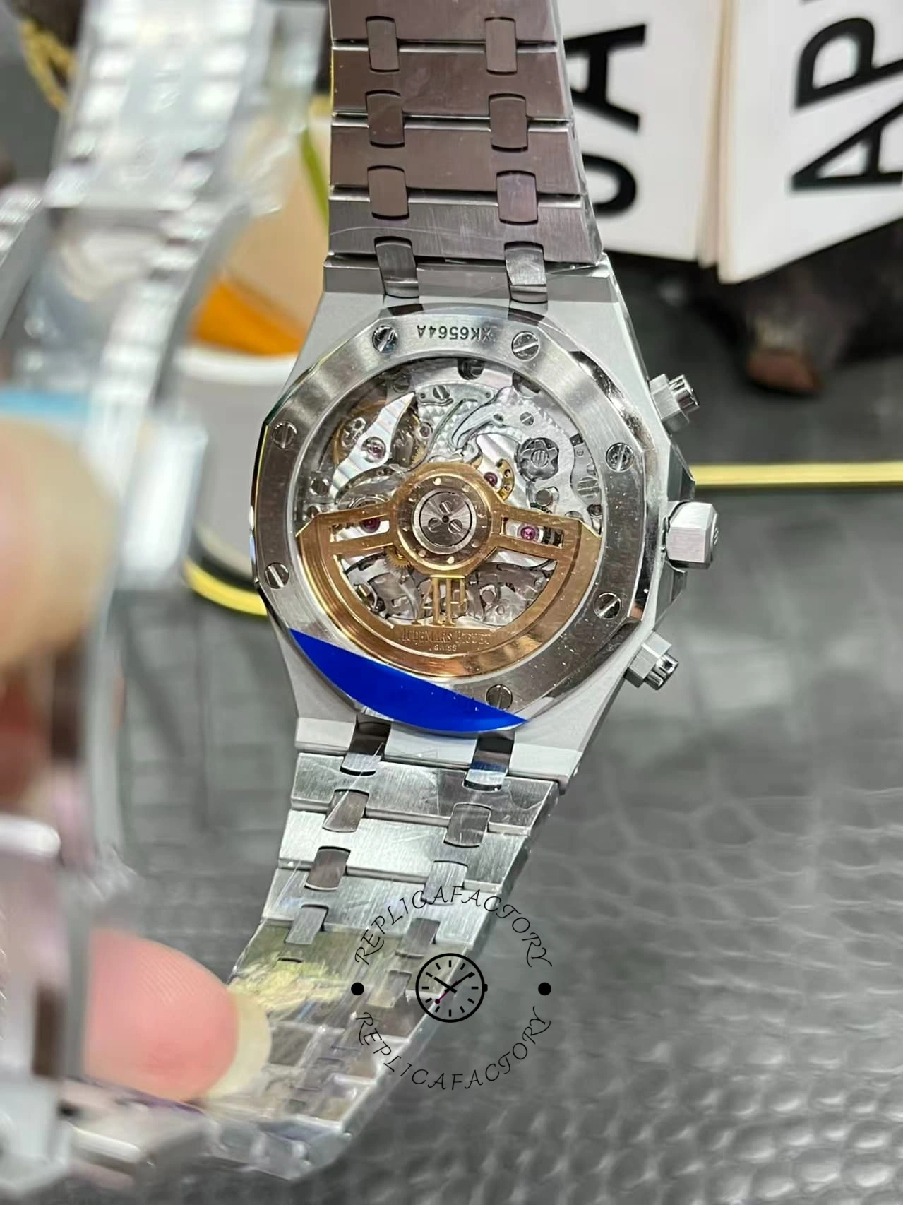 AP Royal Oak Chronograph 41mm 26240ST.OO.1320ST.05 1:1 Clone Blue Dial