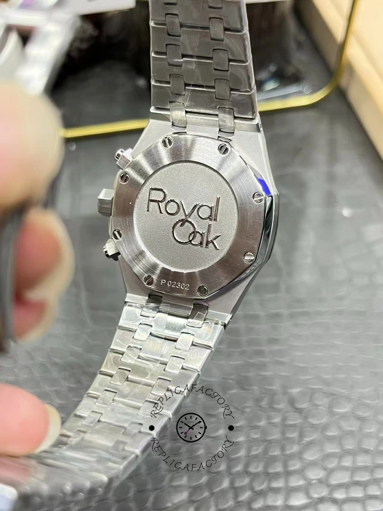 AP Royal Oak Chronograph 26715ST.ZZ.1356ST.01 Replica 38 Steel Bracelet