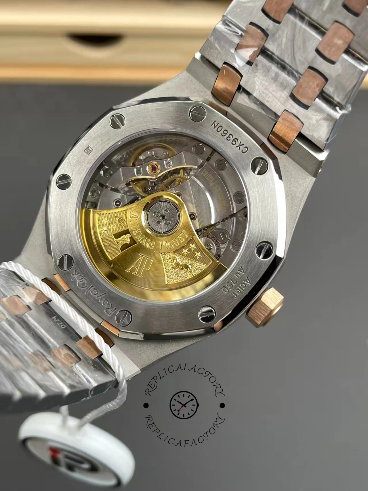 AP Royal Oak 37mm Two-Tone 15450SR.OO.1256SR.01 1:1 Clone Women's Watch