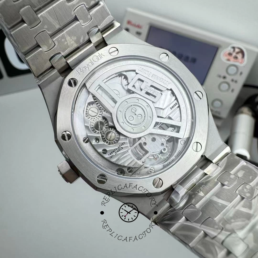 AP Royal Oak Flying Tourbillon 26730ST.OO.1320ST.05 Wine Red Dial Replica