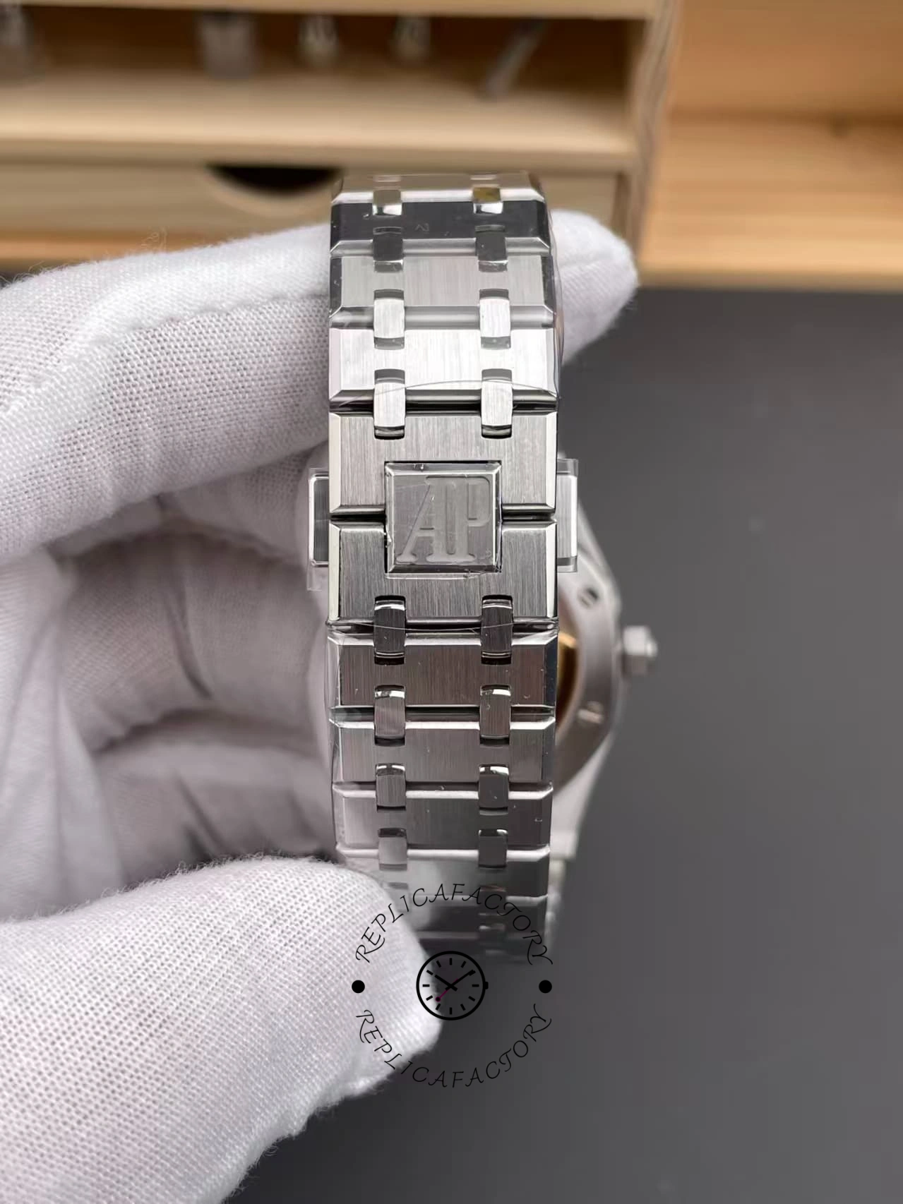 1:1 Clone AP Royal Oak 41 Gray Dial 15510ST.OO.1320ST.10 Automatic