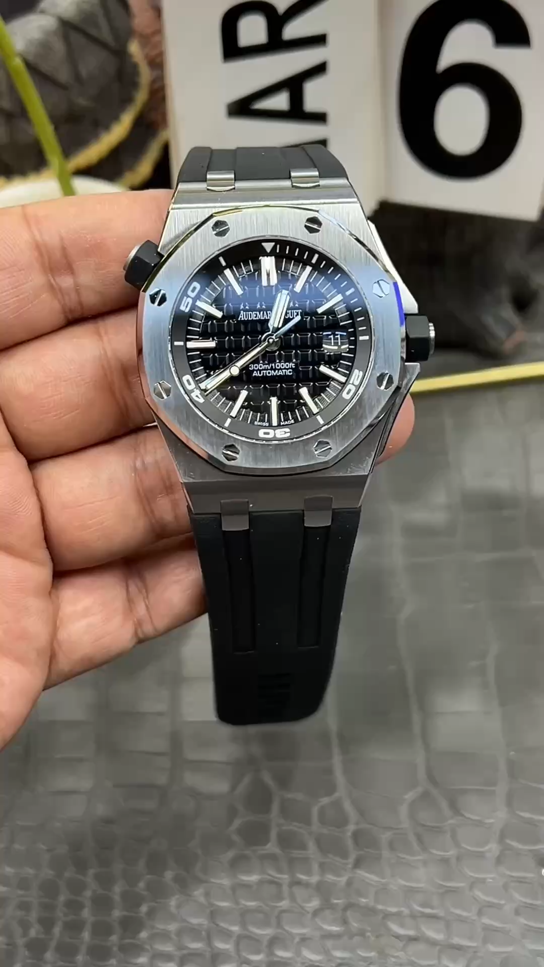 AP Royal Oak Offshore Replica Diver 42 15710ST.OO.A002CA.01 Black Rubber