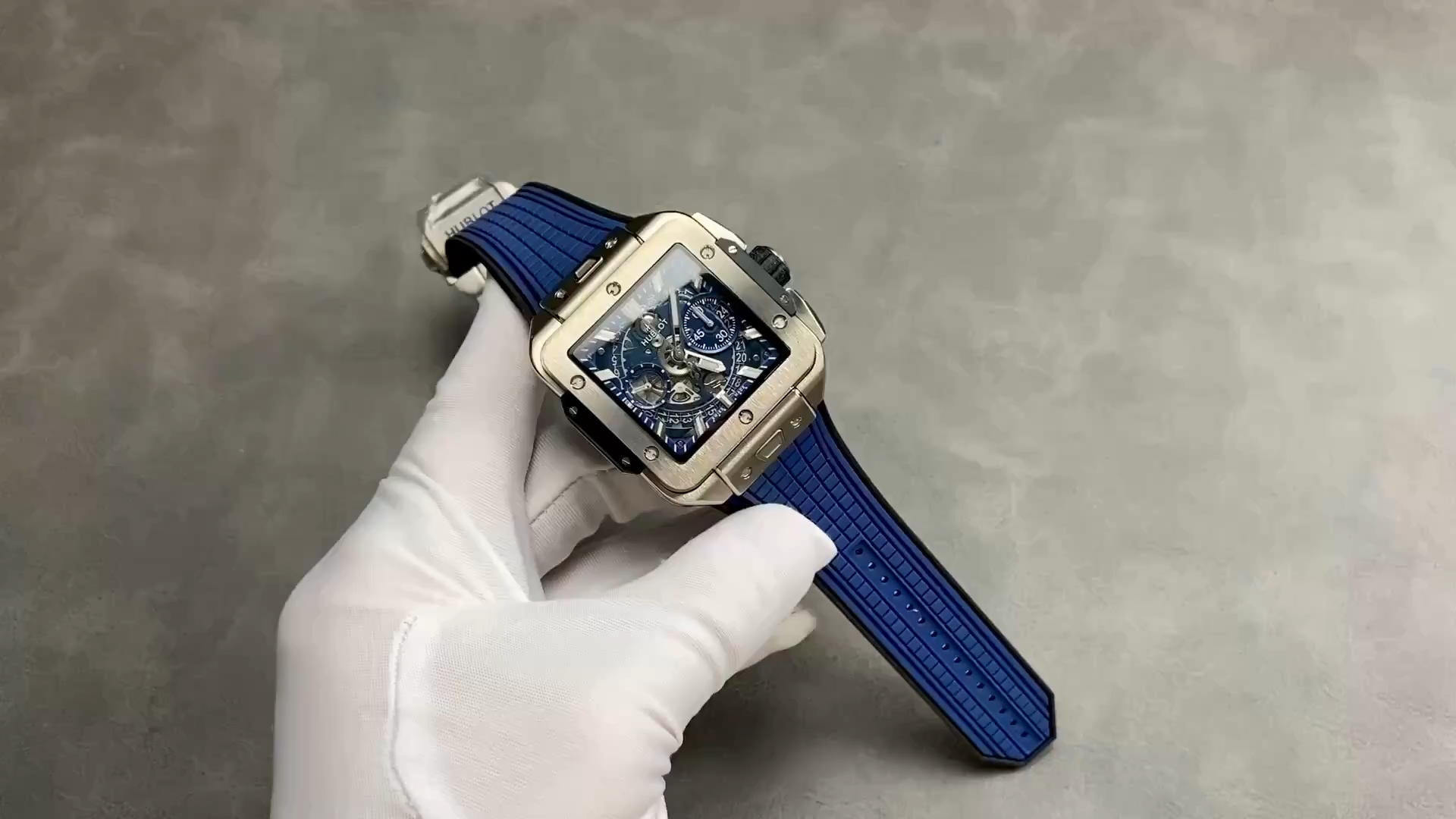 Clone Hublot Square Bang Unico Titanium Blue 821.NX.5170.RX 42mm