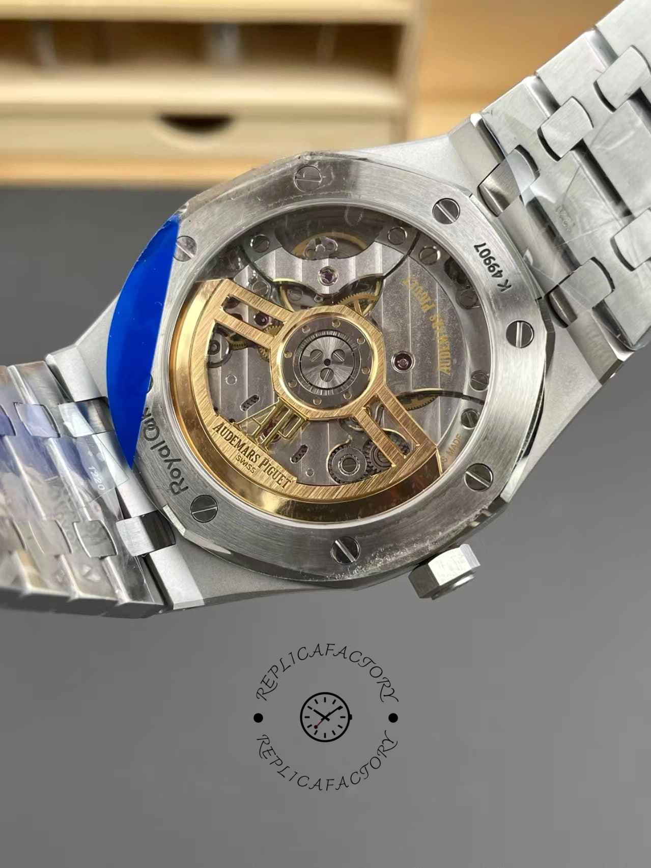 AP 15500ST.OO.1220ST.02 Royal Oak 41 Gray Dial Replica Watch