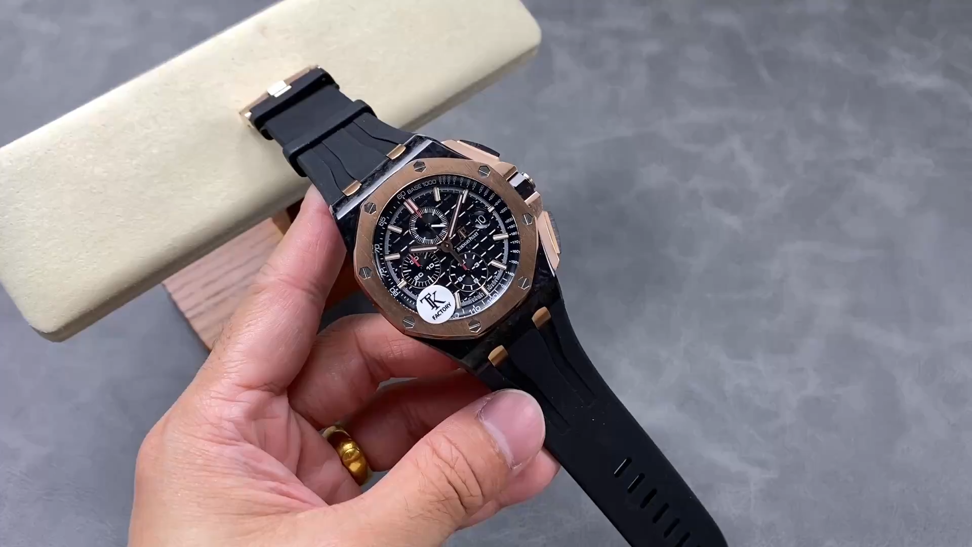 AP 26406FR.OO.A002CA.01 Royal Oak Offshore Chronograph 1:1 Clone Black Dial