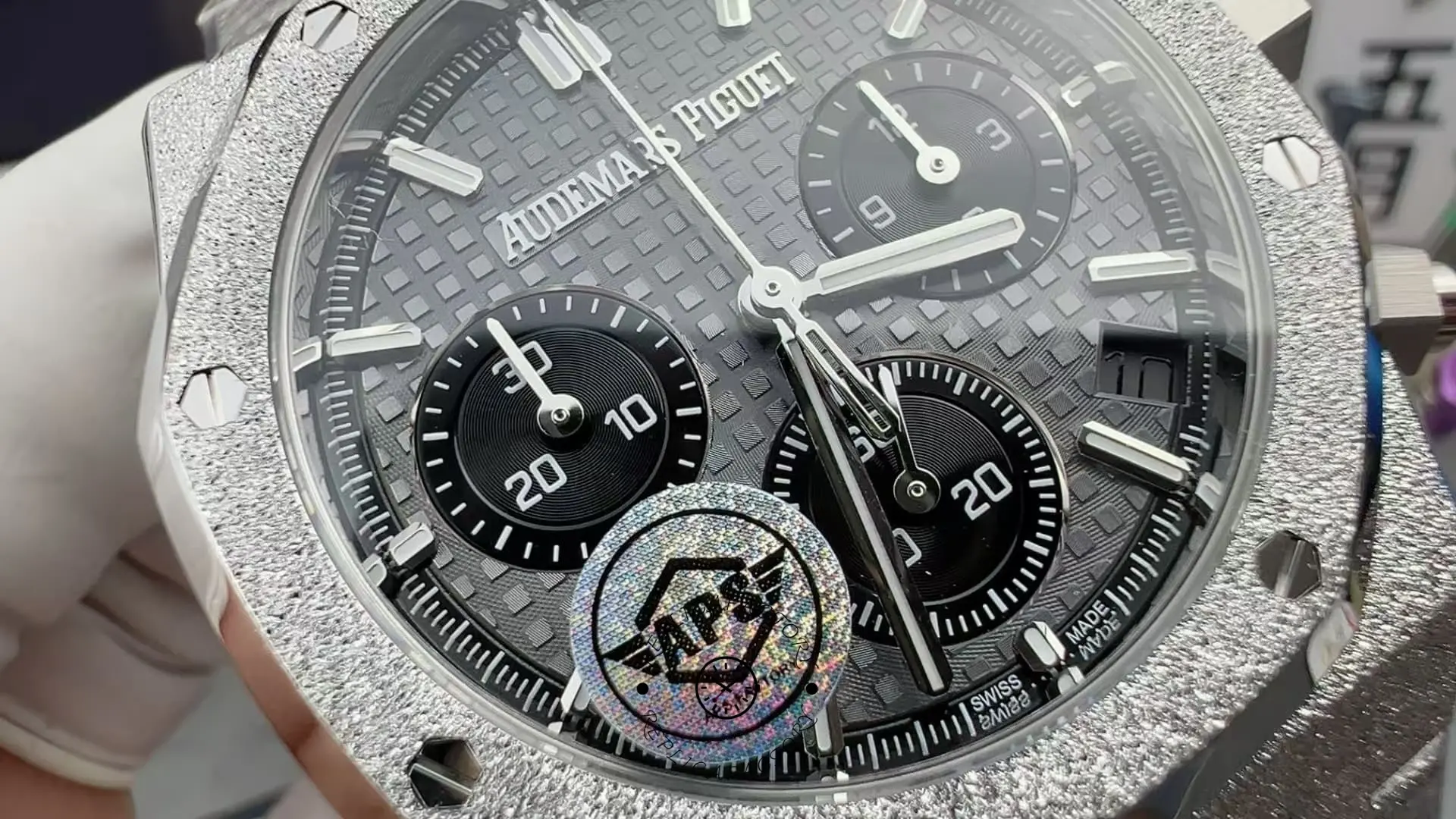 AP Royal Oak Chronograph 26240BC.GG.1324BC.01 Silver Case Replica