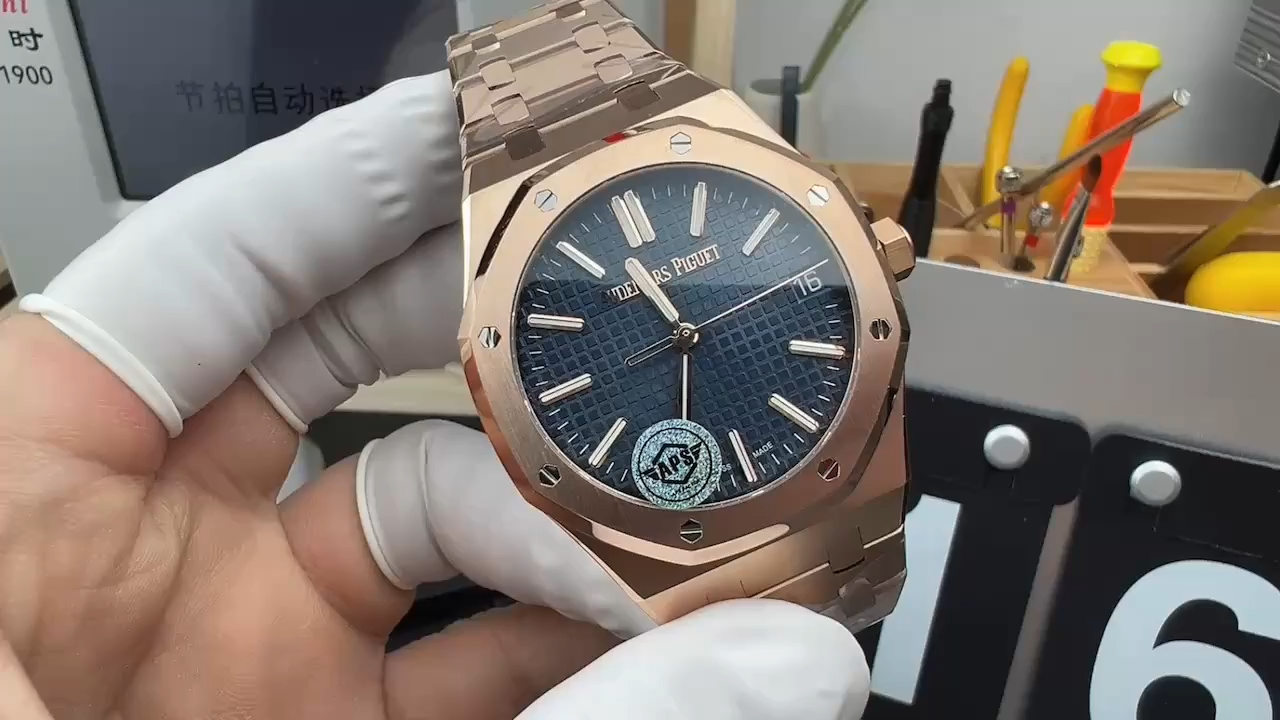 1:1 Clone AP Royal Oak Self Winding 41mm 15510OR.OO.1320OR.03 Blue Dial