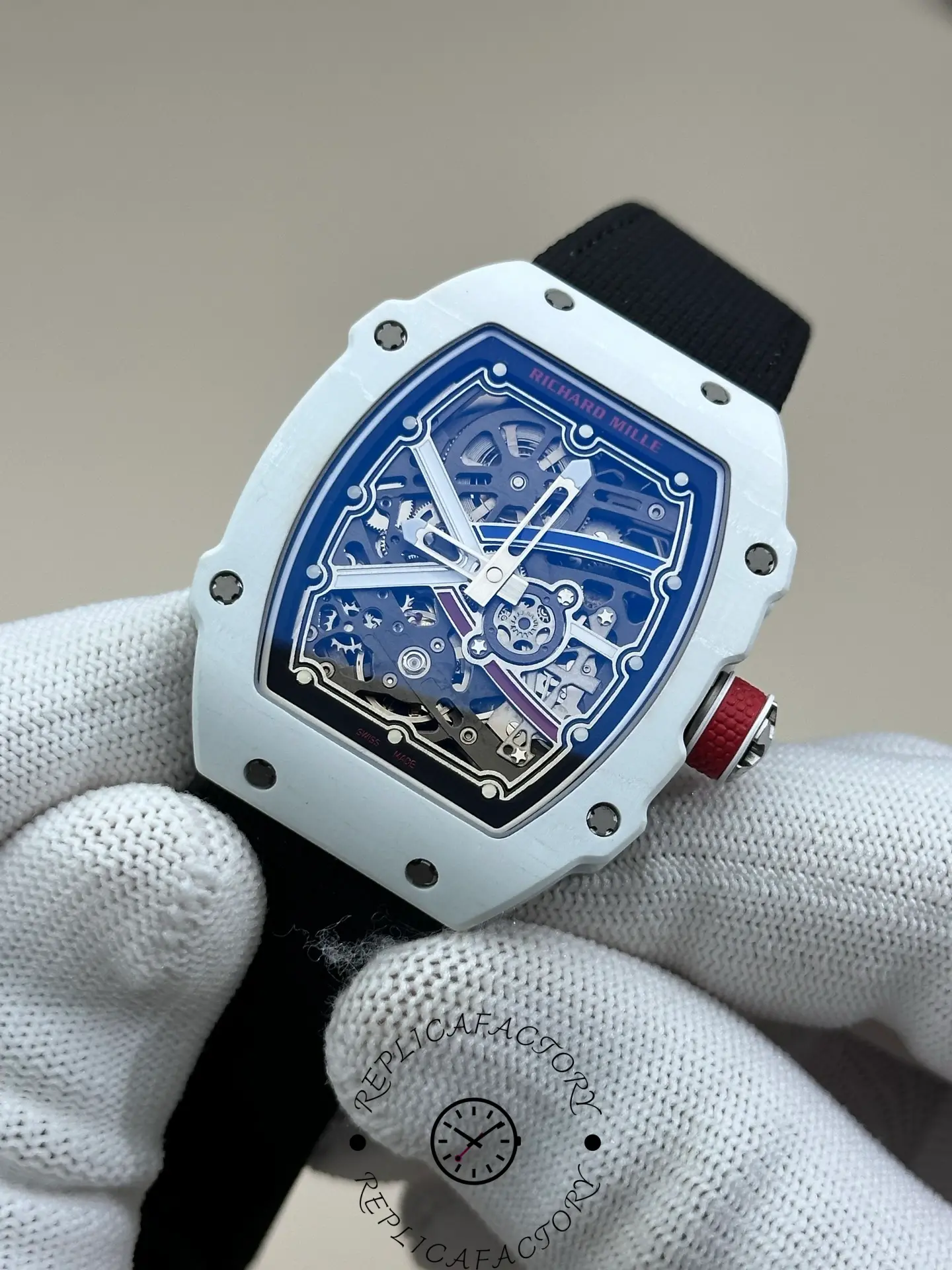 1:1 Clone Richard Mille RM 67-02 Alexis Pinturault Quartz TPT