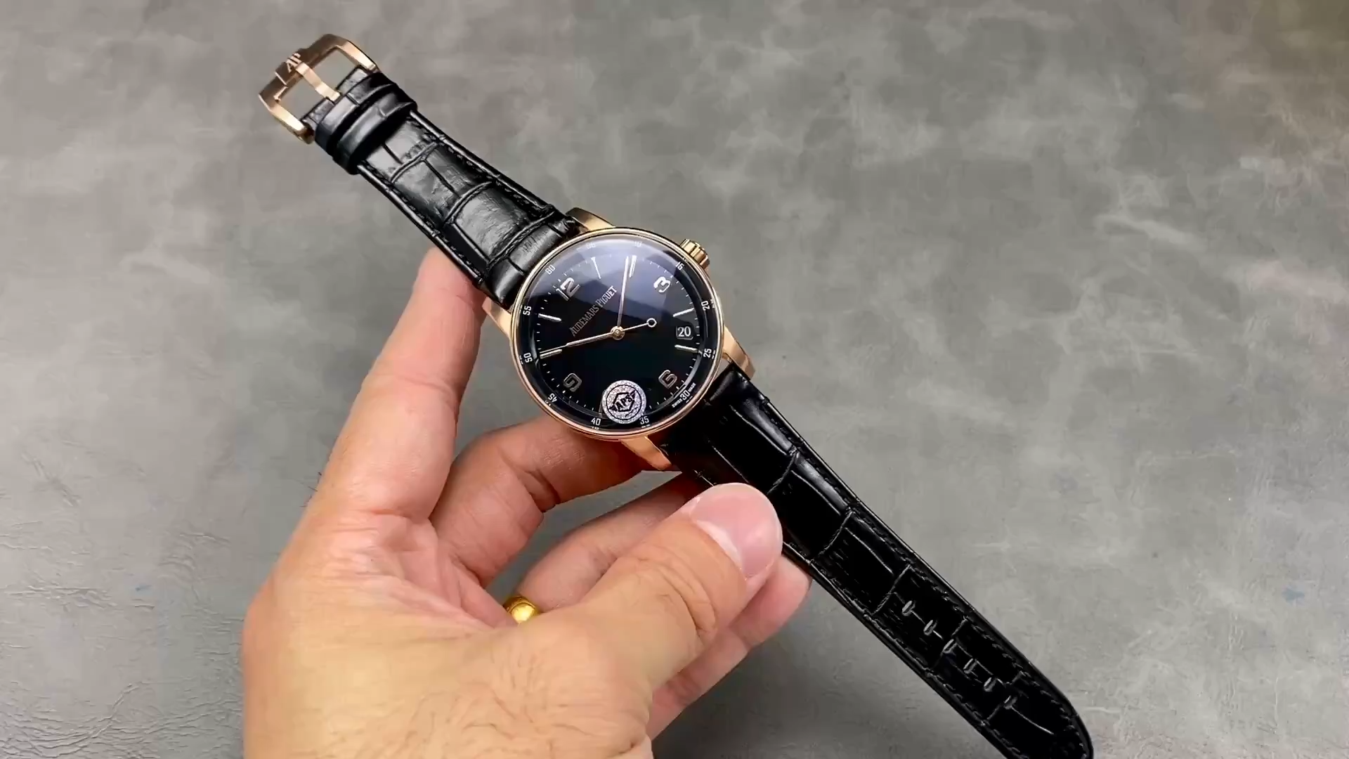 1:1 Clone AP Code 11.59 41MM 15210OR.OO.A002CR.01 Black Dial