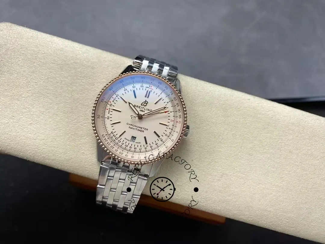 Breitling Navitimer 1:1 Clone Automatic 41 U17326211G1A1 Silver Dial Watch