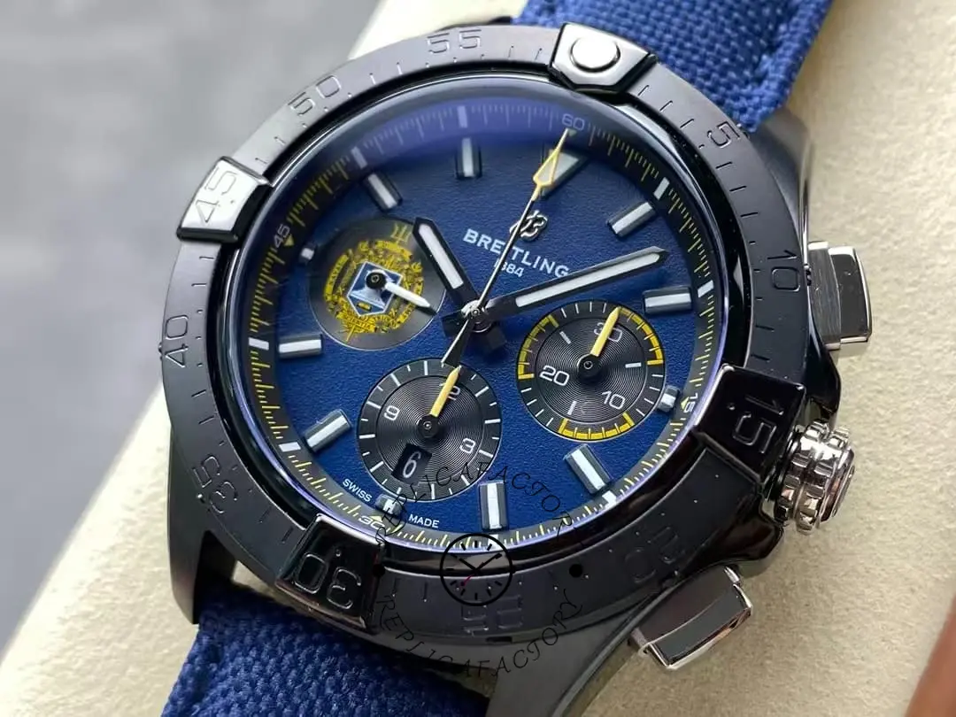 1:1 Clone Breitling Avenger Night Mission US Naval Academy SB01474A1C1X1 Men's Watch