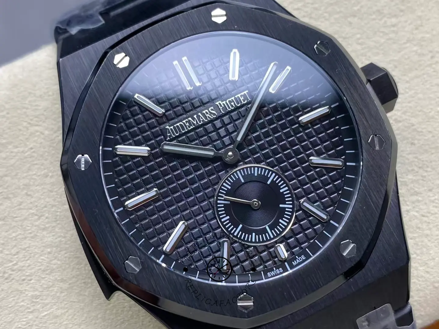 Replica AP Royal Oak 26591CE.OO.D002CA.01 Repeater Supersonnerie Ceramic Strap