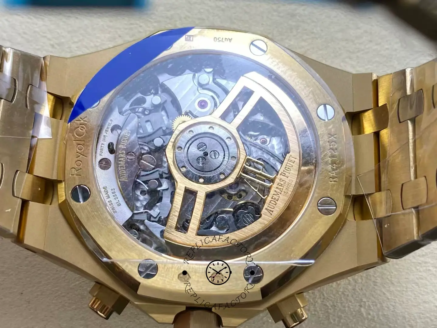 Replica AP Royal Oak Chronograph 41 26240BA.OO.1320BA.02 Yellow Gold