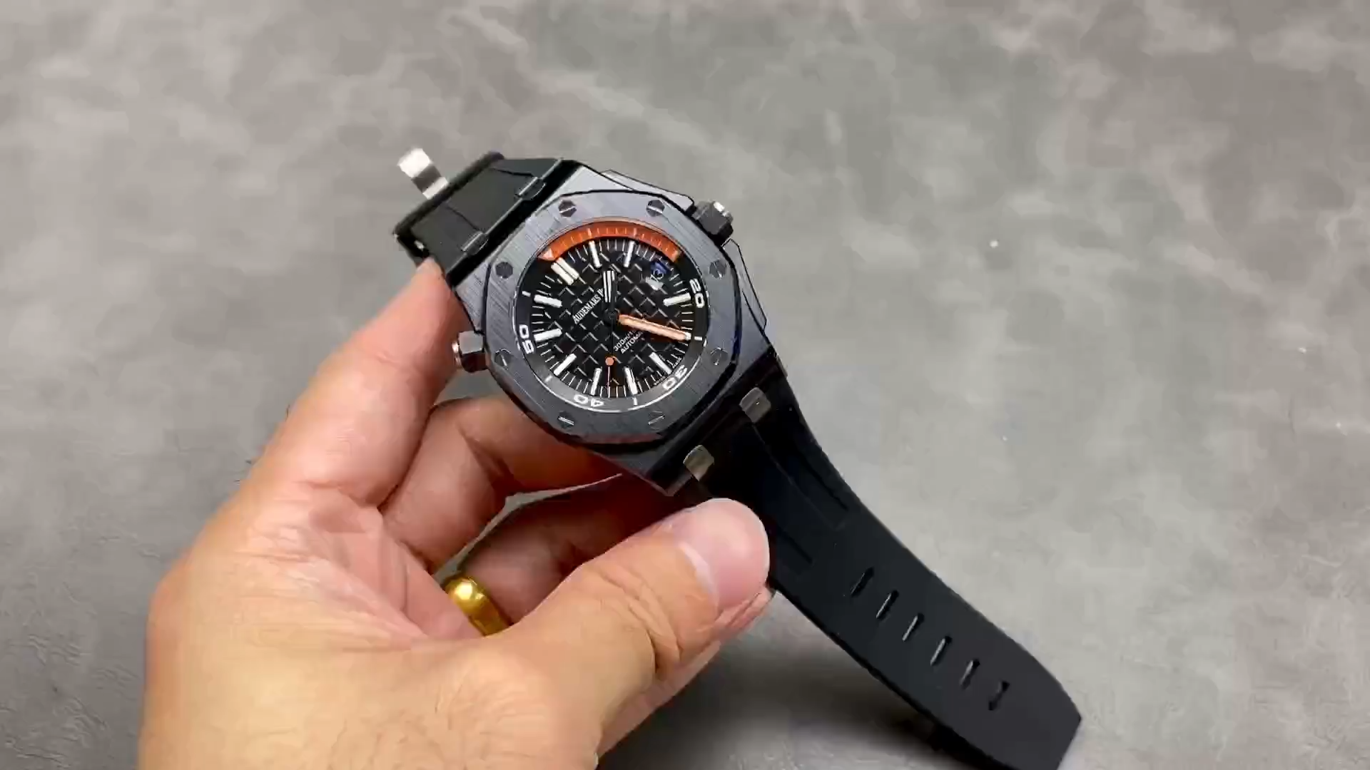 AP Royal Oak Offshore Diver 42 Ceramic Bezel 15707CE.OO.A002CA.01 Replica