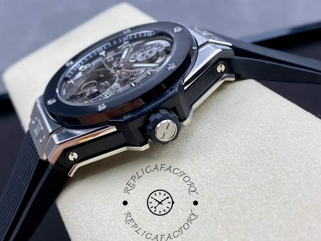 Clone Hublot Big Bang Tourbillon 45mm Black Magic